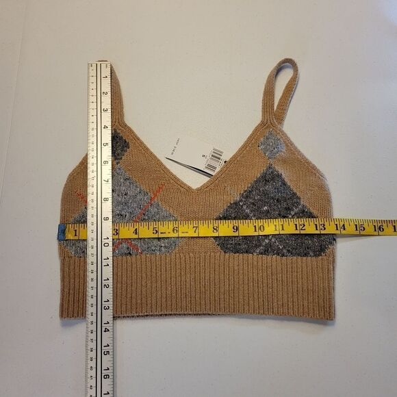 Polo Ralph Lauren Argyle Wool-Cashmere-Blend Bralette NWT - Picture 8 of 9